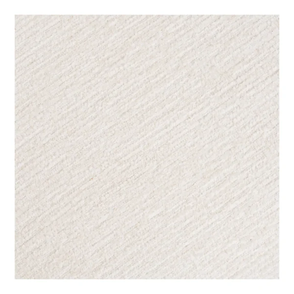 Set fotoliu rotativ cu taburet alb din tesatura boucle Milo - imagine 7