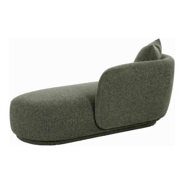 Pat de zi verde din tesatura chenille Ginevra - imagine 5