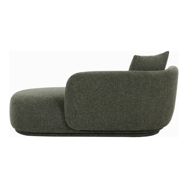 Pat de zi verde din tesatura chenille Ginevra - imagine 4