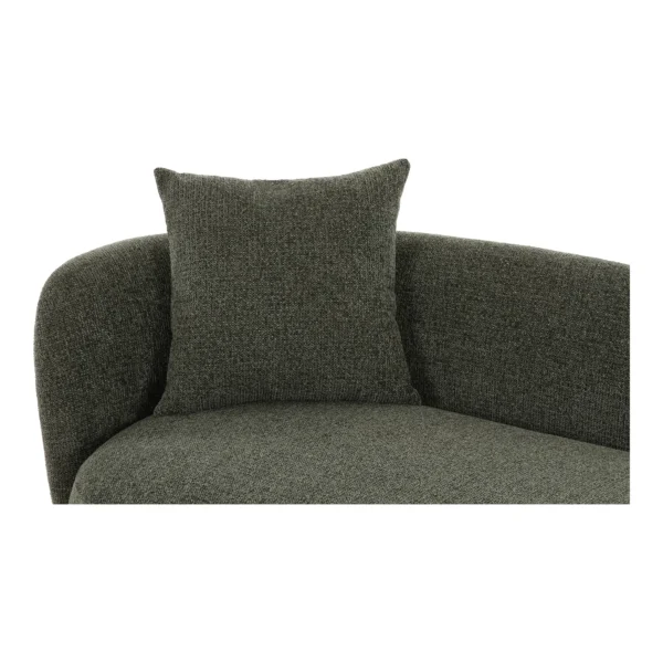 Pat de zi verde din tesatura chenille Ginevra - imagine 6