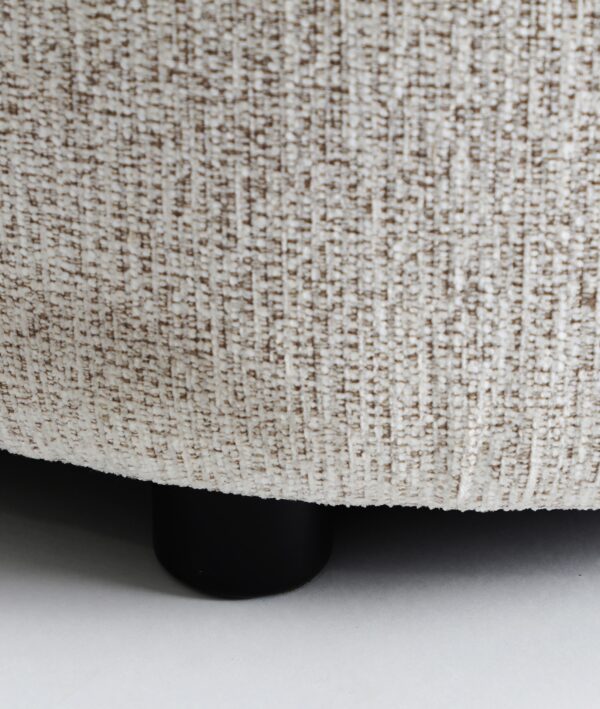 Coltar gri din tesatura texturata Arbois - imagine 7