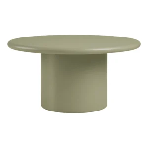 Masa de cafea rotunda verde din MDF Nagano