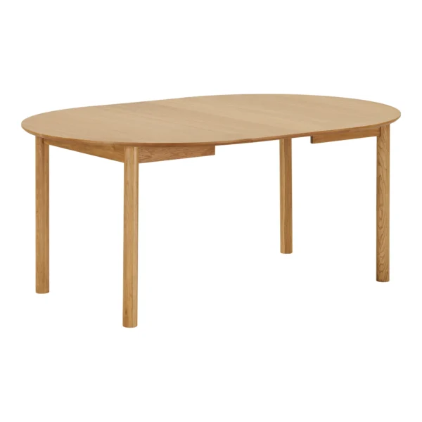 Masa dining extensibila bej natur din MDF Bundaberg - imagine 3