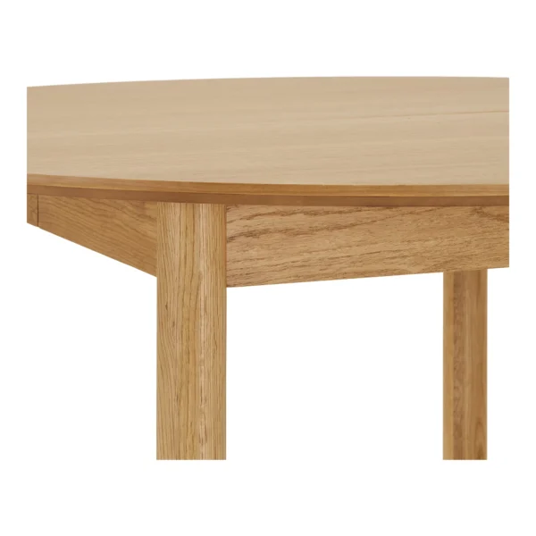 Masa dining extensibila bej natur din MDF Bundaberg - imagine 6
