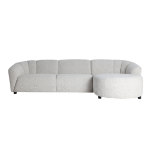 Coltar gri din tesatura texturata Arbois