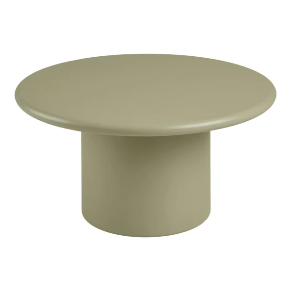 Masa de cafea rotunda verde din MDF Nagano - imagine 3