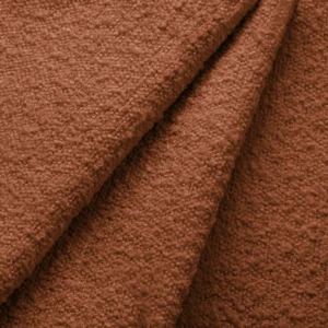 Canapea caramizie 4 locuri din tesatura boucle Kate