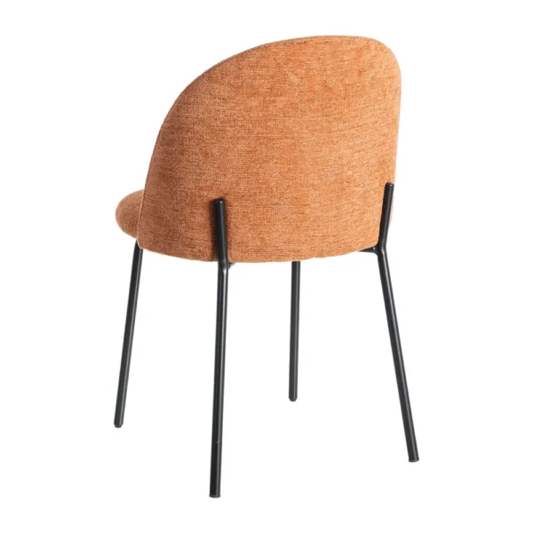 Set 2 scaune dining caramizii din tesatura Karol - imagine 5