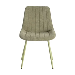 Set 2 scaune dining verde olive din tesatura Thomas