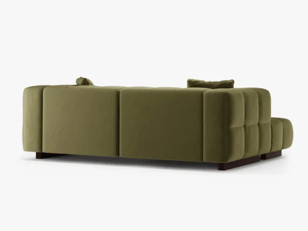 Coltar extensibil verde din catifea Puma Left - imagine 5