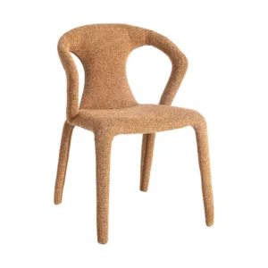 Set 2 scaune dining caramizii din tesatura Lauris