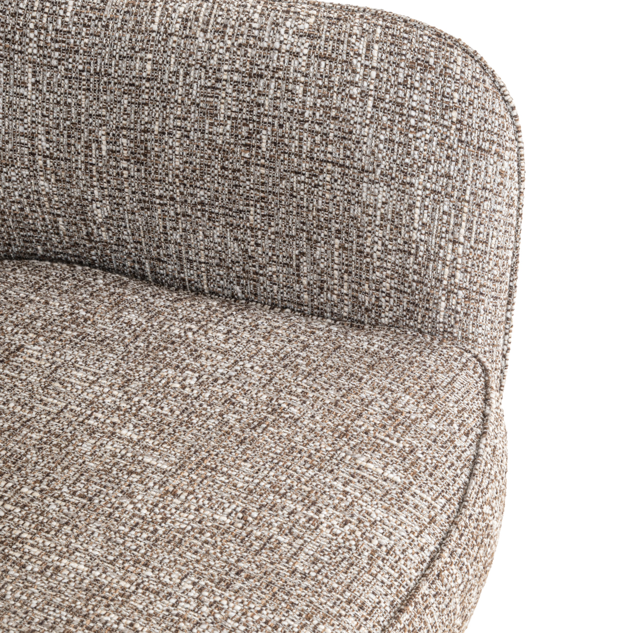 Scaun dining rotativ grej din tesatura Ginerva - imagine 6