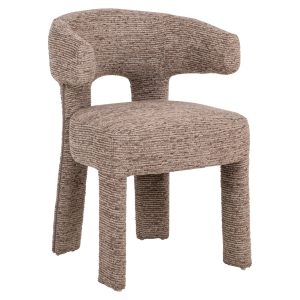 Scaun dining maro din tesatura chenille Nerio