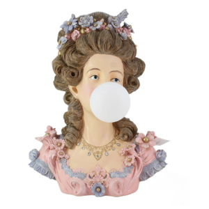 Set 2 veioze multicolore 60cm din polirasina Lady